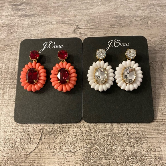 J. Crew Jewelry - JCrew Statement Crystal Earrings